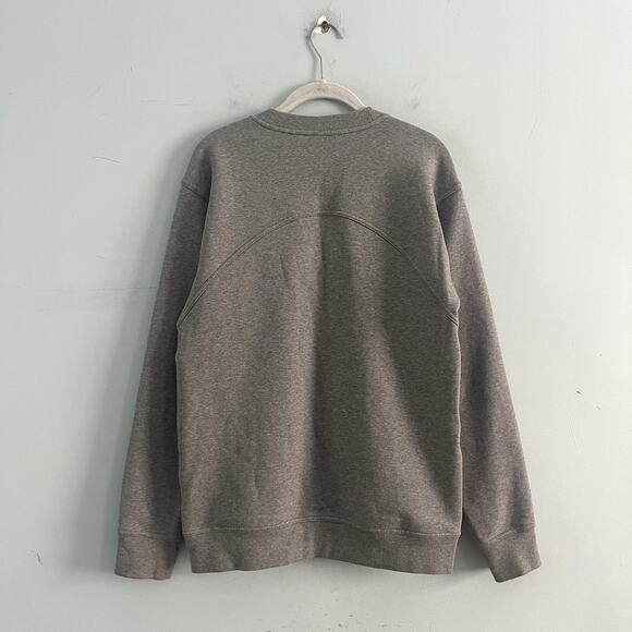Lululemon All Yours Heathered Core Medium Grey Crewneck Sweatshirt - Picture 4 of 6